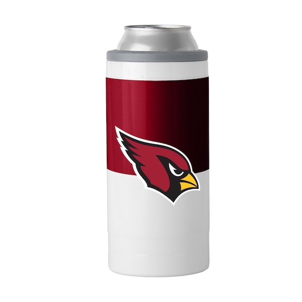 Logo Brands Arizona Cardinals Colorblock 12oz Slim Can Coolie 601-S12C-11 - main